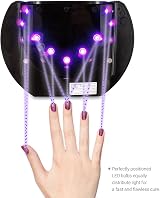 MYLEE Pro LED Gel Nail Polish Lamp 5-Finger Convex Curing 15 Sec Fast Dry view 9