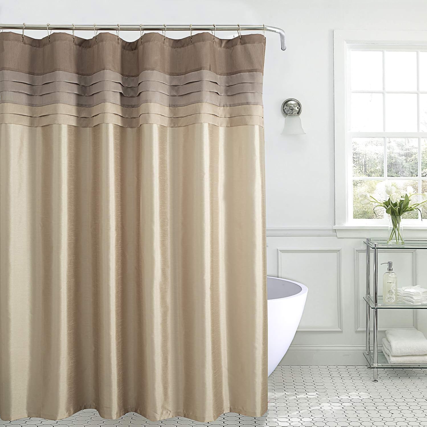 Amazon Com Jarl Home 70 72 Shower Curtains For Bathroom 3 Color
