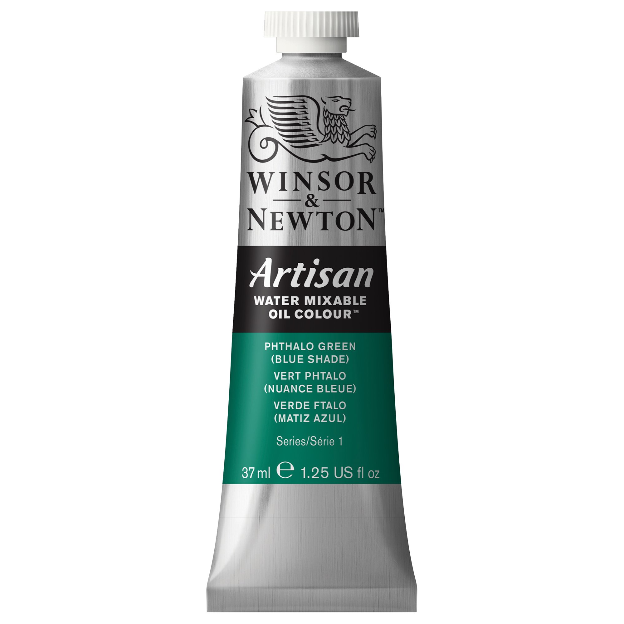Winsor & Newton Artisan 37 ml Water Mixable Oil Colour Tube - Phthalo Green/Blue Shade