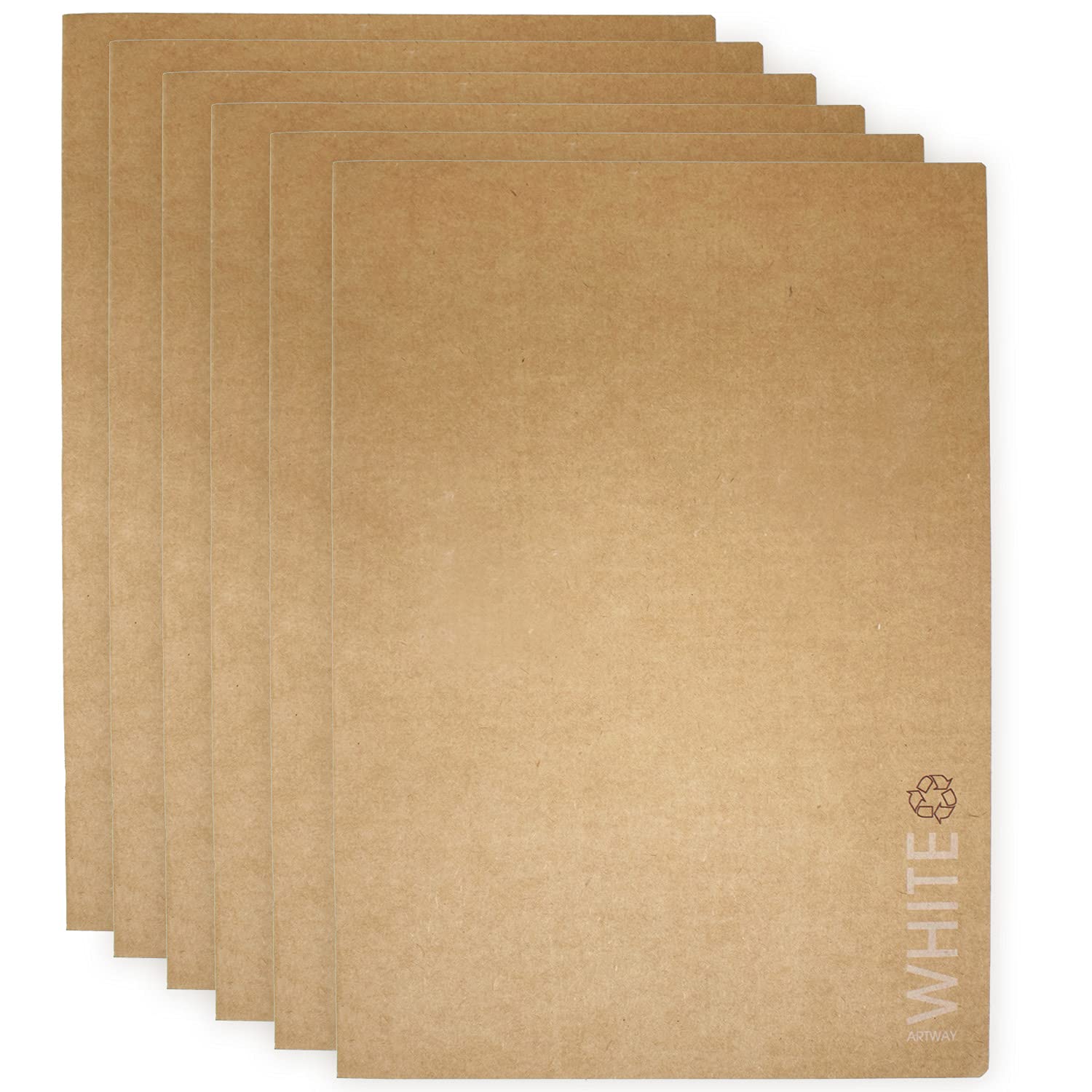 Artway Softback Sketch Book - White 130gsm Cartridge Paper - A3 - Pack of 6