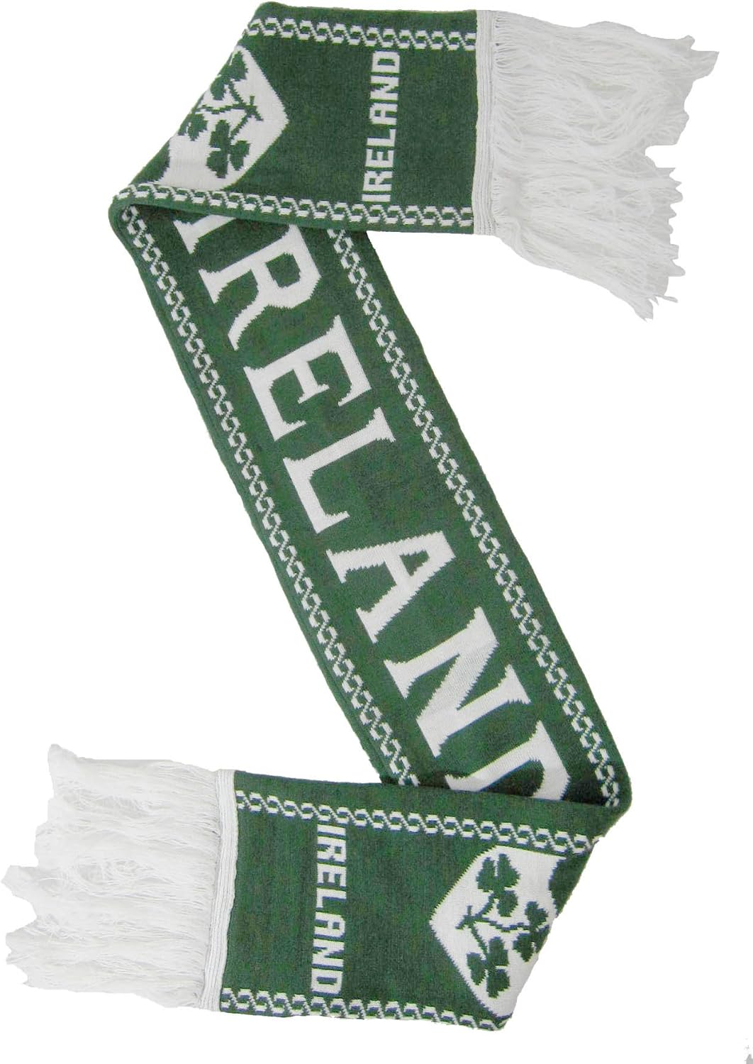 Irish Rugby Scarf Ireland Scarf for Rugby and Soccer fans, Green at