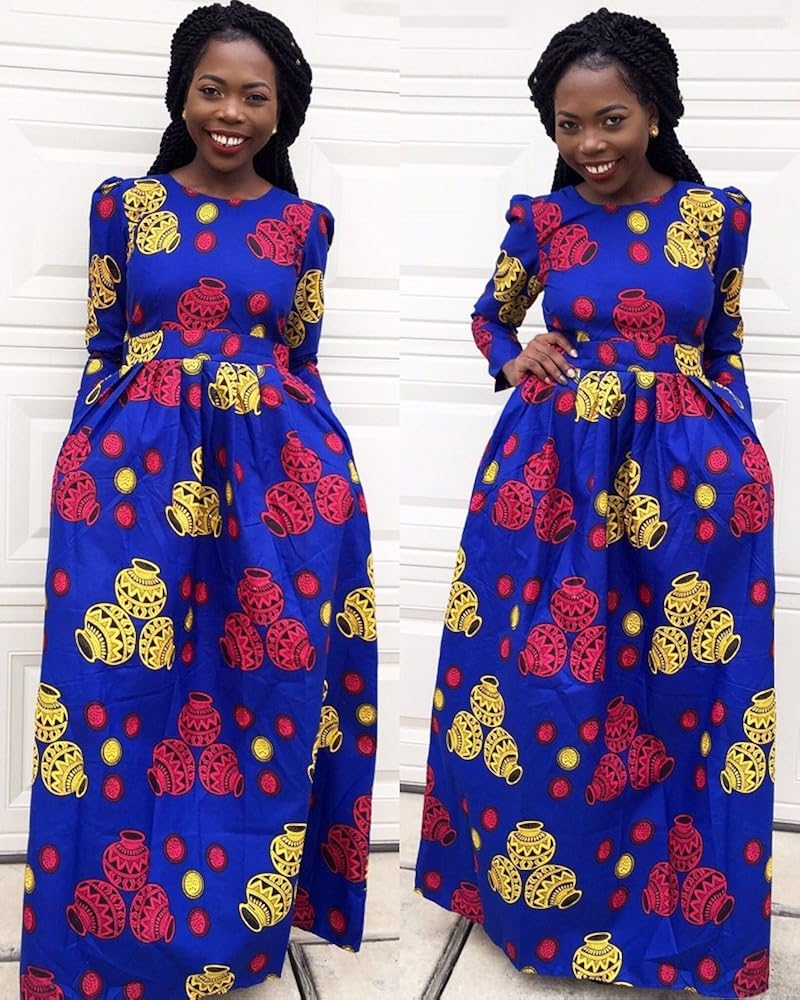 african tribal print dress