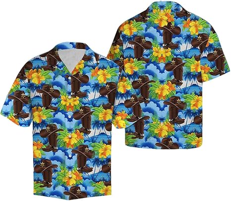 north queensland cowboys hawaiian shirt