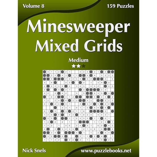 Minesweeper Mixed Grids - Easy to Hard - Volume 1 - 156 Puzzles