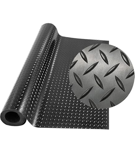 thumbnail image 2 of SRNSAEB Rubber Garage Floor Mats 4 6 8 10 12 14 16 FT Length 2 of 9