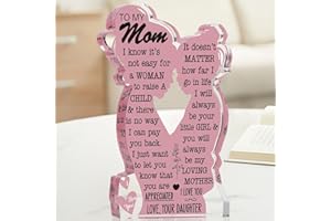 Mom Gifts from Daughter for Mom, Mom Birthday Ideas Gift Cool from Daughter Best Mom Ever Gifts New Mom Single Mom Christmas 