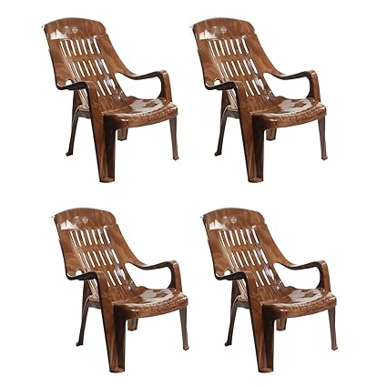 Cello Comfort Sit Set of 4 Chairs (Sandalwood Brown)