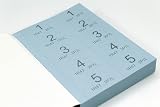 Silvine Cloakroom Tickets 1-1000 with Security Numbering CRT1000 Single view 6