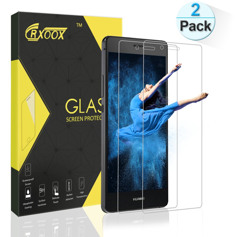 Unidades Protector de Pantalla de Cristal Templado para HUAWEI P Lite Crxoox