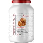 Metabolic Nutrition, Protizyme, 100% Whey Protein Powder, High Protein, Low Carb, Low Fat with Digestive Enzymes, 24 Essential Vitamins and Minerals, Peanut Butter Cookie, 2 Pound