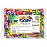 HI-CHEW Assorted Bulk Candy Bag, Green Apple Strawberry Mango Grape, Soft &amp; Chewy Candy 2lb - 185+ Pieces Individually Wrapped Variety Pack - Made with Immensely Juicy Fruity Flavors, Halloween Candy