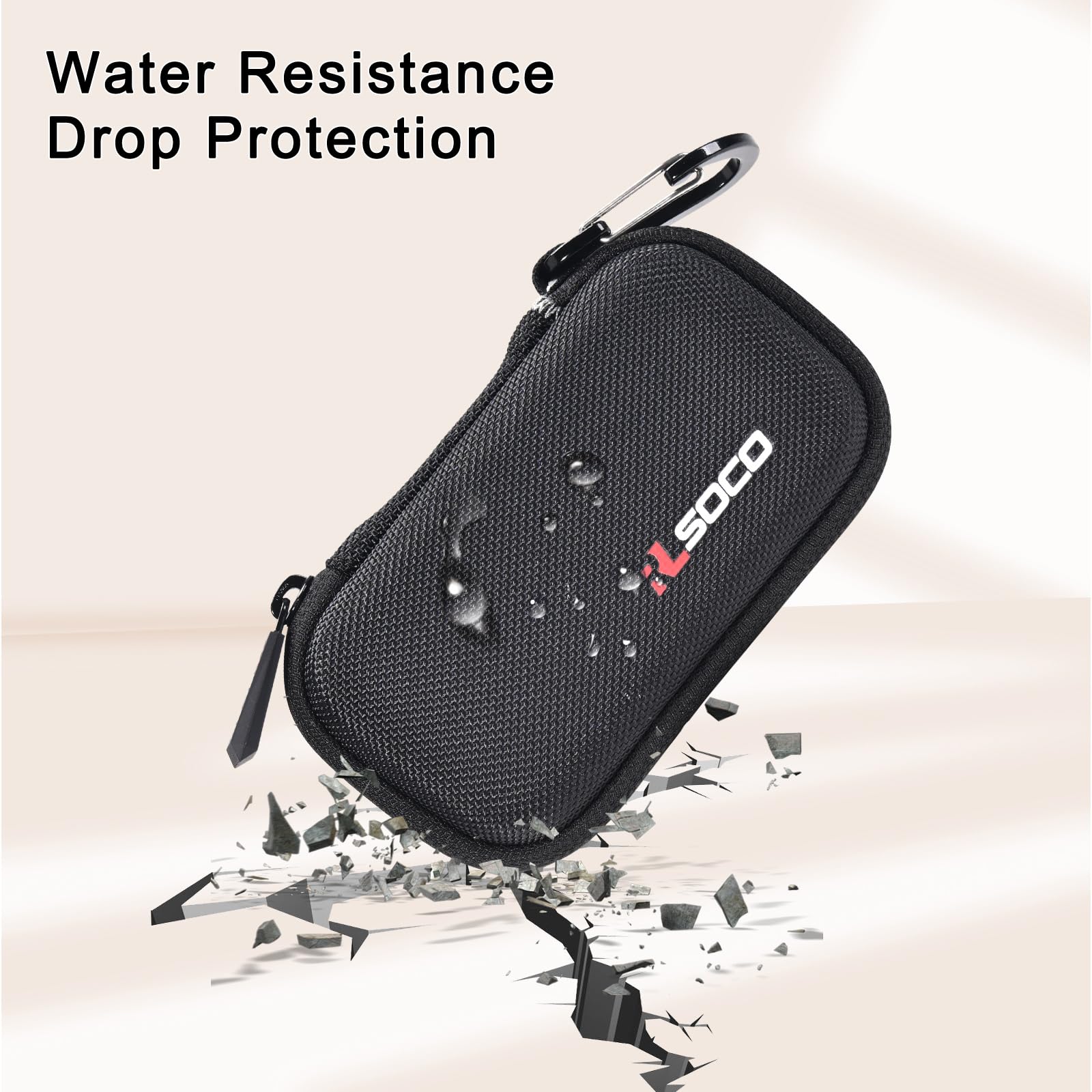 RLSOCO Hard Case for Braun ThermoScan 7/ThermoScan 5/ThermoScan 6 Digital Ear Thermometer,Fits for Braun IRT6500/IRT6520/IRT6515/IRT6020 Ear Thermometers (Grey Lining)