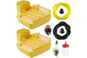 Ferilter Air Filter Fuel Line Parts for Husqvarna 455 460 455E Rancher 455R 460R 599333701 Chainsaw Maintenance Kit 461 460 455 E Chainsaw Fuel Filter Spark Plug Grommet Tune Up Kit