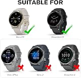 Fintie 3pk TPU Case Screen Protector for Garmin Venu 2S Vivoactive 4S Full Cover view 2