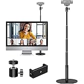 InnoGear Webcam Stand, 31" Telescopic Webcam Mount Vlogging Stick with Phone Holder Web Cam Stand for Logitech Webcam C922 C930e C920S C920 C615 C960 C920x BRIO 4K NexiGo N60, Phones, Cameras