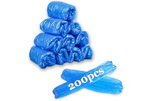 Yzurbu Disposable Sleeves, Waterproof Plastic Sleeve Protector for Arm with Elastic on Cuff - Blue