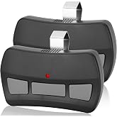 2 Pack GITR-3 Garage Door Opener Remote for Genie &amp; Overhead Door | Replacement for OCDTR-3,3-Year Warranty FCC Certified