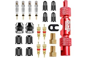 MUQZI Tubeless Bike Tire Tool, Repair Kits and Sealant Injector Syringe kit with Valve Core Valve Removal Tool Set, Multiple Options