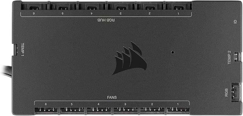 Corsair iCUE Commander Core XT Controller for Six PWM Fans and 264 RGB LEDs