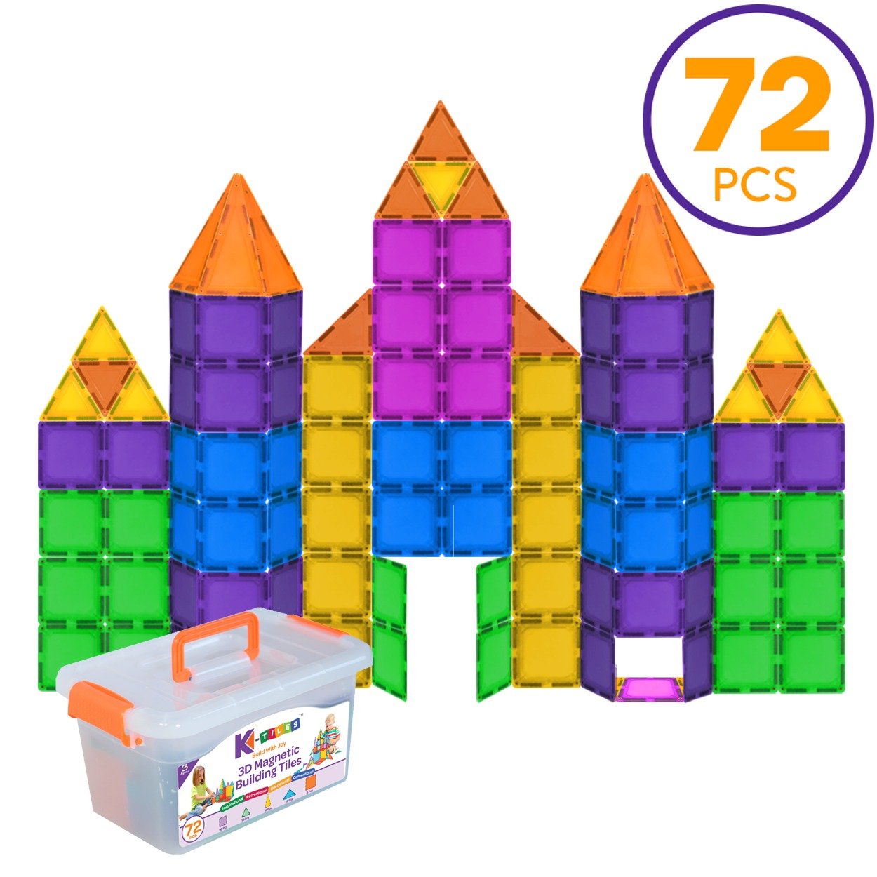 Best Magnetic Building Tiles Premium Pieces