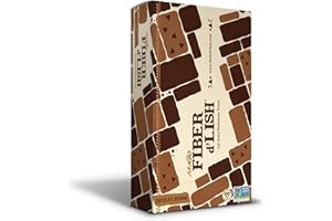 NuGo Fiber d'Lish Chocolate Brownie, 12g High Fiber, Vegan, 150 Calories, 16 Count