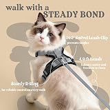 rabbitgoo Cat Harness and Lead Set XXS Reflective Escape-Proof Grey view 5