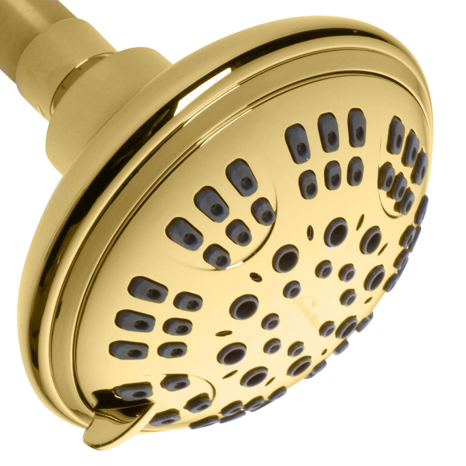 Polished Brass Rain Shower Head Standard Pedestal Sink