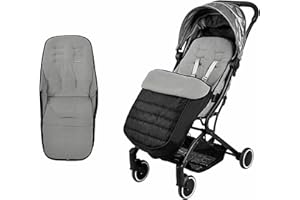 HKSICHENGKEJI 2 in 1 Baby Stroller Cushion Bunting Bag Removable Windproof Footmuff Toddler Warm Pushchair Seat Mat Cushion Outdoor Thicken Cushion Kids Warm Leg Protector Bag Stroller Liner
