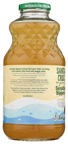 SANTA CRUZ ORGANIC ORGANIC LEMONADE SENSIBLE SIPPERS, 32 FZ