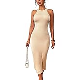 Banamic Full Slip for Women Under Dress Racerback Slip Dress Tank Top Underdress