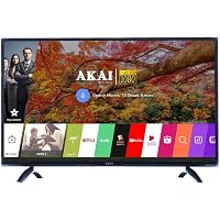 Akai 102 cm (40 Inches) Full HD Smart LED TV AKLT40S-D078M (Black) (2019 Model)