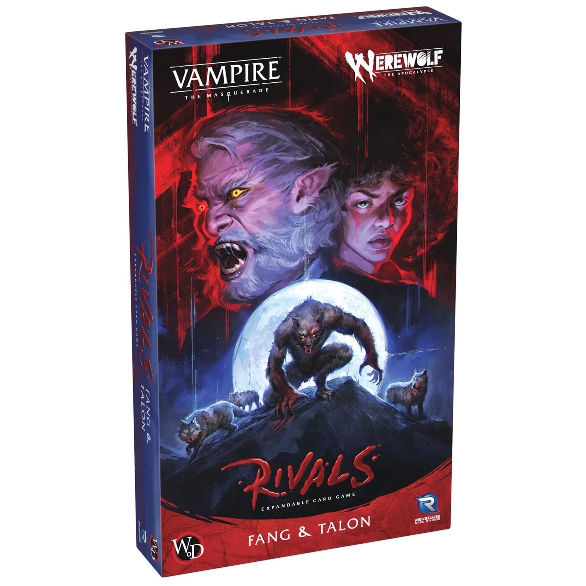 Renegade Game Studios | Vampire: The Masquerade Rivals Werewolf: Fang & Talon | Roleplaying Game | Ages 14+ | 2-4 Players | 30-70 Minutes Playing Time