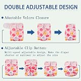 COMSLE Dog Nappies Large 3 Pack Female Adjustable Reusable Diapers view 3