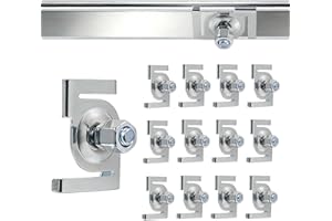 12 Pcs Drop Ceiling Grid Clip, T Bar Track Lighting Attachment 120v, Secure Drop Ceiling Clips to Mount Track to Drop Ceiling