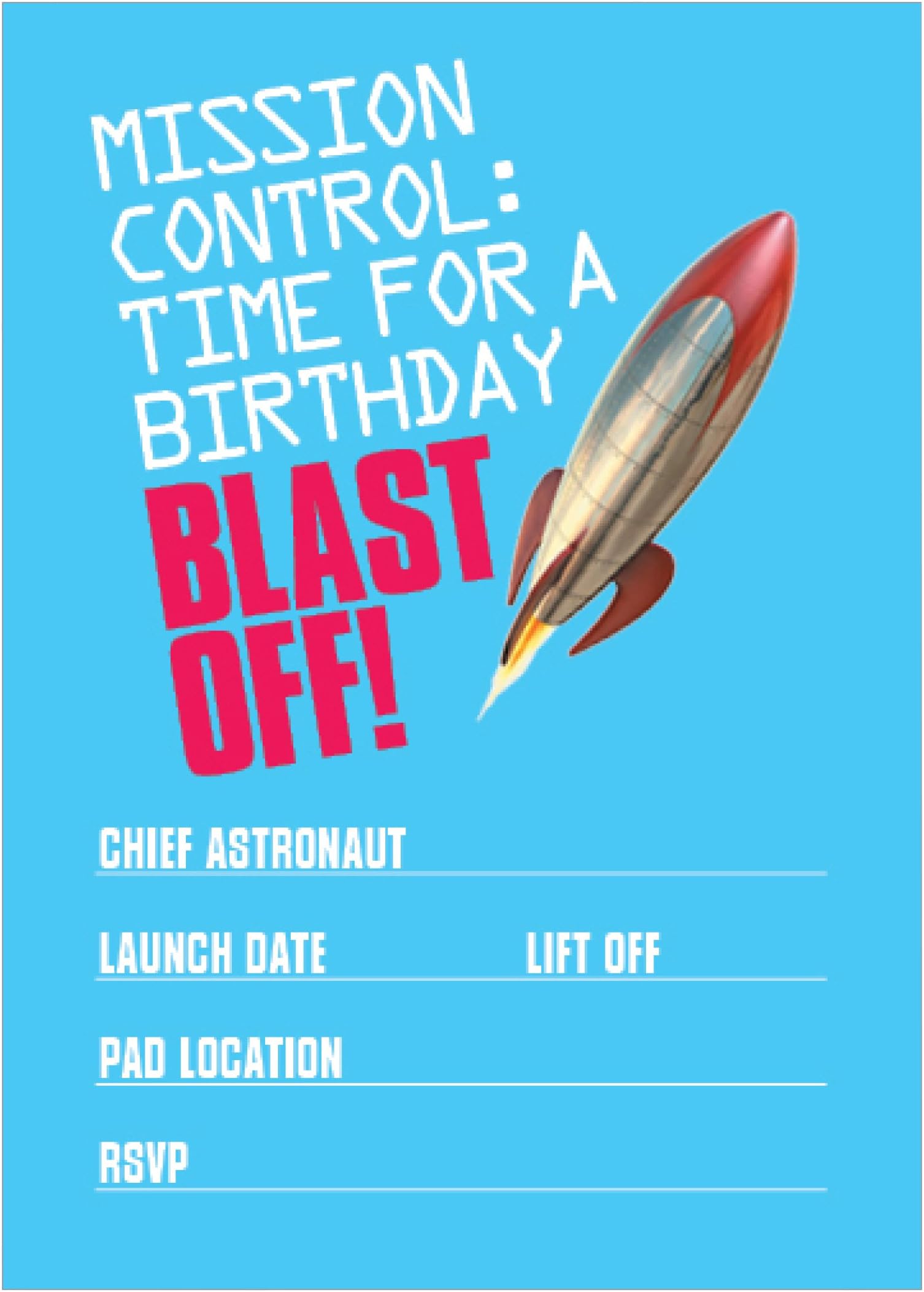 Apartment 2 Cards Fill-in Party Invitation