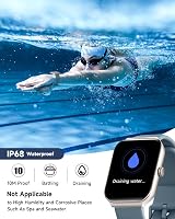 TOOBUR Smart Watch Women Alexa 1.95" Fitness Calls IP68 Waterproof Android iOS view 7