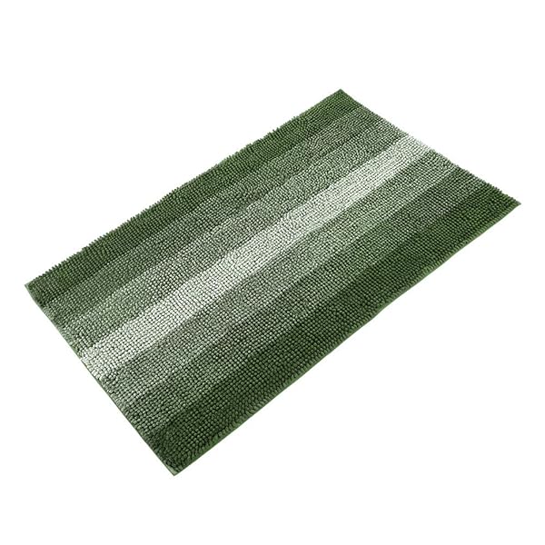 COSY HOMEER BATH RUGS MADE OF 100% POLYESTER EXTRA SOFT AND NON SLIP BATHROOM MATS SPECIALIZED IN MACHINE WASHABLE AND WATER ABSORBENT SHOWER MAT (44X26 INCH, GREEN)