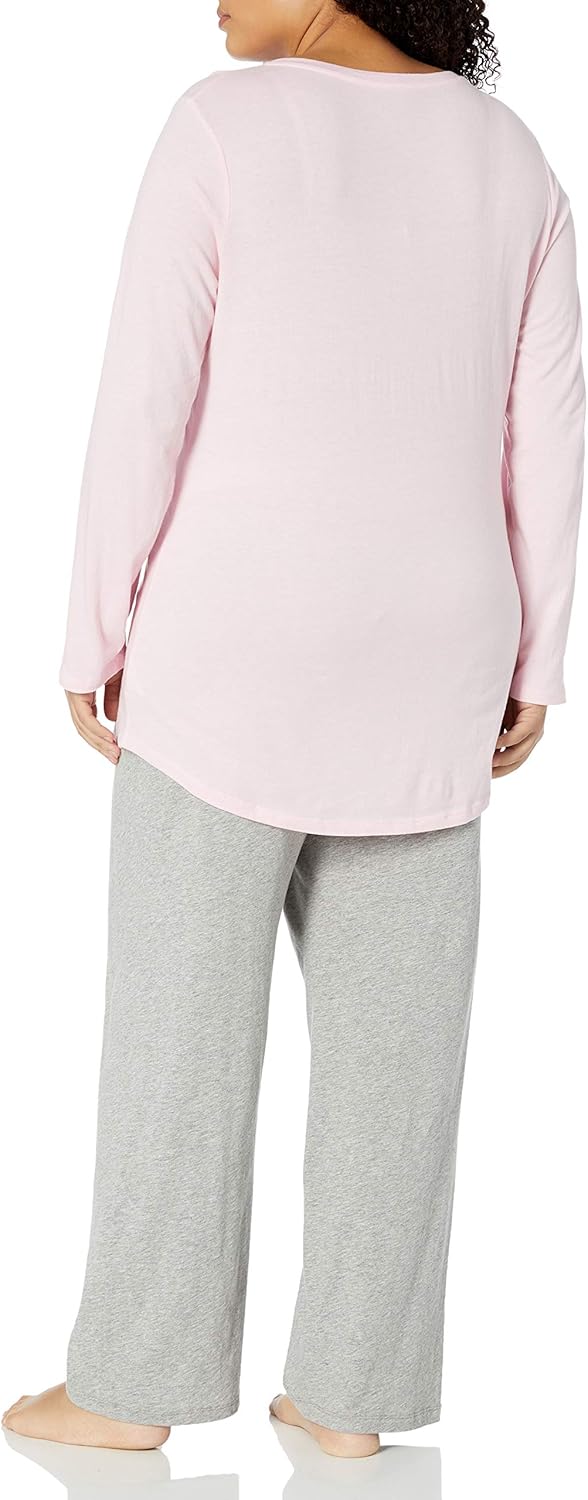 JUST MY SIZE Women's Plus Size Split Neck Tunic at  Women’s Clothing store