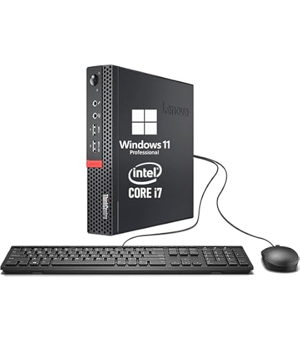Amazon.com: Lenovo ThinkCentre M710q Tiny - 10MR0004US (Core i5