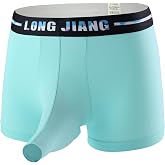 eywlwaar Men's Ice Silk Boxer Briefs Pouch Trunks Breathable Underwear