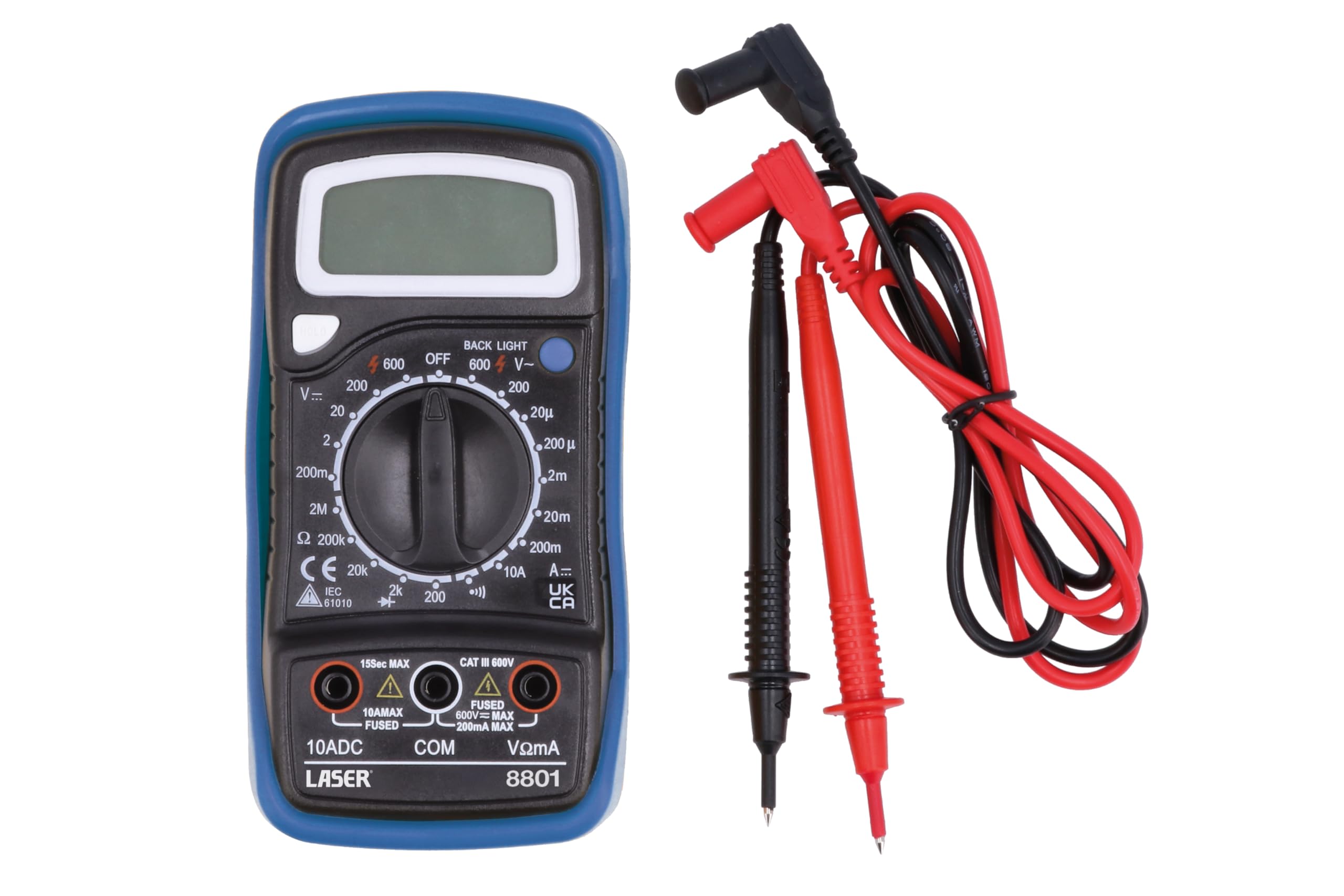 Laser 8801 Digital Multimeter CAT III - 600V