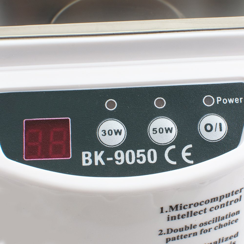 Zorvo Digital 600ml Mini Ultrasonic Cleaner Washer for Jewelry Glasses Watch Lens Eyeglasses Dentures Cleaning Machine 30W/50W