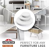 X-Protector Chair Pads 48 Pack Felt Furniture Floor Protectors 25mm view 2