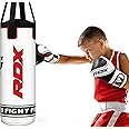 RDX Kids Punching Bag 2FT with Boxing Glove, Unfilled Set for Boys Girls, Non Tear Maya Hide Leather Junior Hanging Bag, Kickboxing MMA Muay Thai Taekwondo Karate Home Gym Strength Training