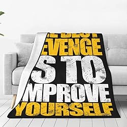 Inspirational Slogan Blankets 50”x40” for Women