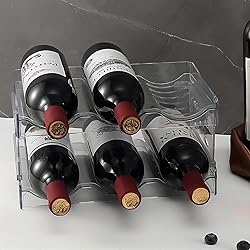 YENXIKU Wine Rack for Countertop, Fridge, Inside