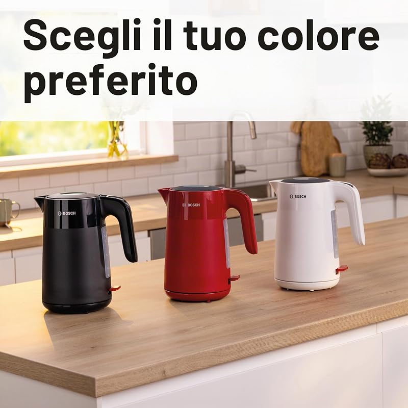 MyMoment TWK2M161 - Bollitore senza fili con spegnimento automatico, protezione da surriscaldamento, indicatore di tazza, filtro anticalcare rimovibile, protezione contro il deambulo,