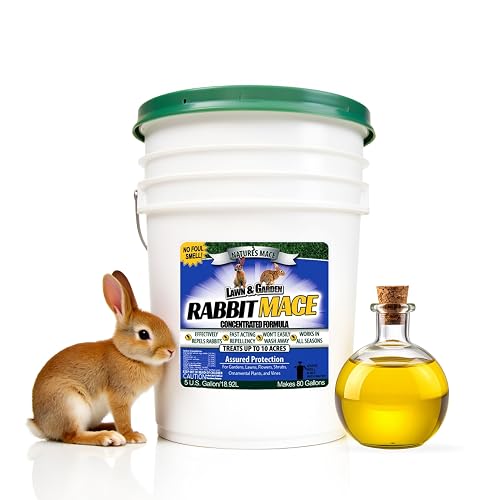Nature’s MACE Rabbit Mace, Rabbit Repellent Outdoor, 5 Gallon ...