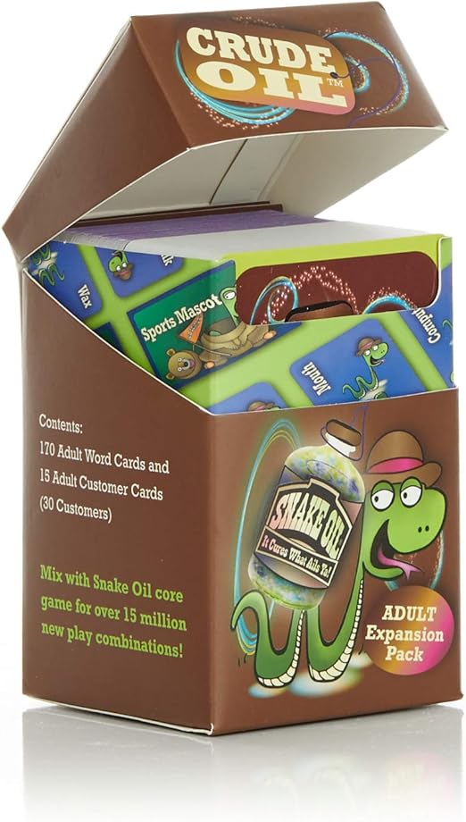 Crude Oil Snake Oil Game Expansion Pack for Adults The (Spicy) Silly Selling
