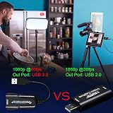 ABUNRO HDMI Capture Card USB 3.0 1080P 60fps Live Game Video Grabber Win Mac view 5